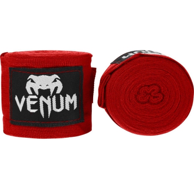 Бинты боксерские Venum 4m Handwraps (красные)