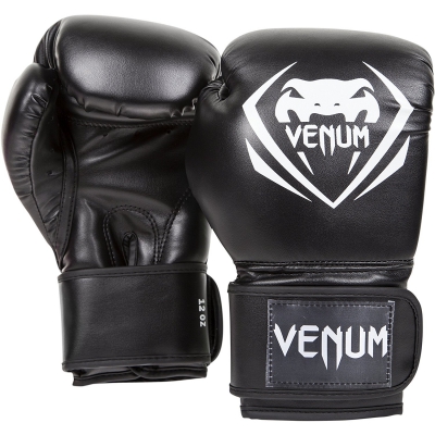 Перчатки боксерские Venum Contender Black/White